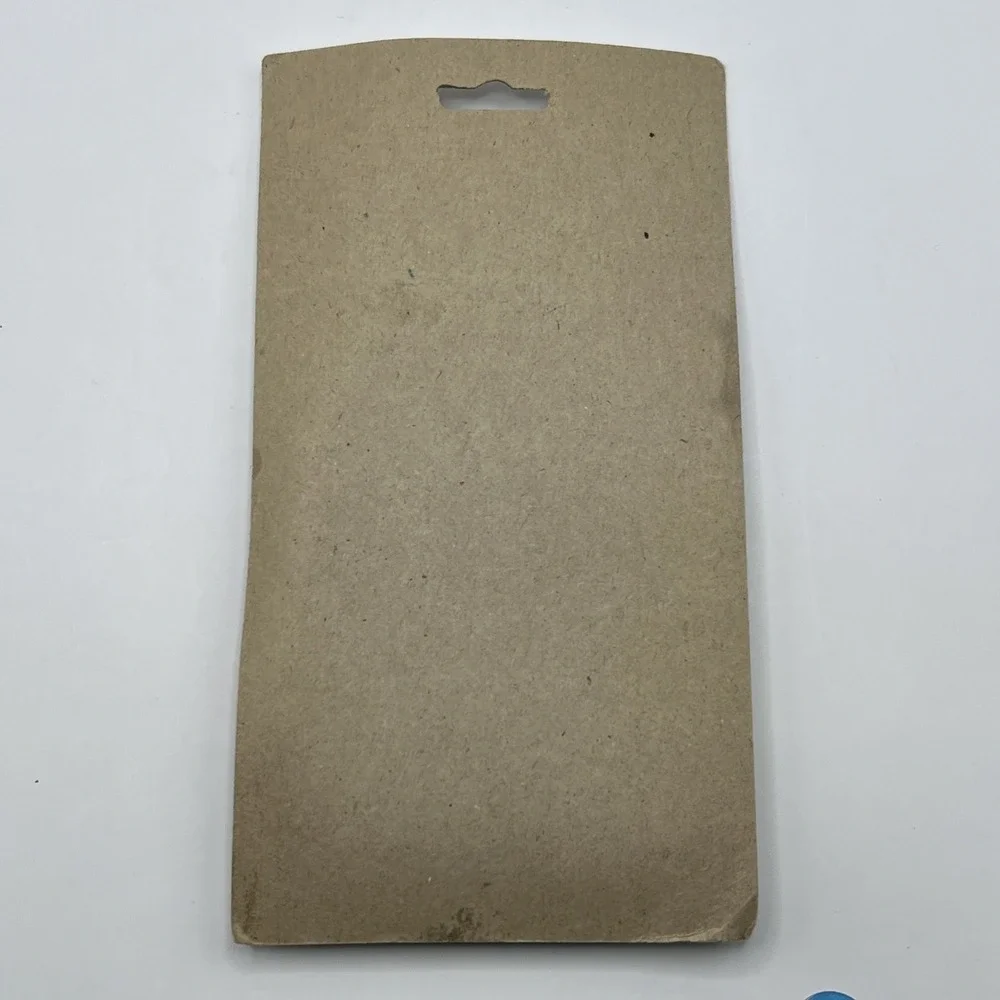 VTG 1979 Empire Pencil Company Vinyl Luggage Tags Black‎ NOS Sealed Travel